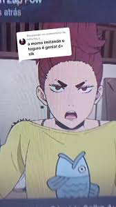 Momo imitando Toguro em Dandadan: Dança e Diversão