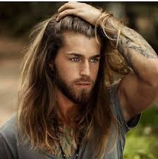 Pairing short hair and a beard can be a trendy style. It S All About The Hair Long Hair Styles Men Hair And Beard Styles Long Hair Styles