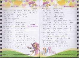 Catatan Not Lagu Armada Pencuri Hati Piano Pianika Pemula Aulia S World