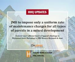 Punishment of offences committed within malaysia 3. Jmb To Impose A Uniform Rate Of Maintenance Charges For All Types Of Parcels In A Mixed Development Case Facts By Hhq Law Firm In Kl Malaysia