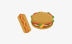 Hamburgers and hotdogs free vector. Burger Clipart Hotdog Hamburger Hot Dog And Hamburger Clip Art Png Image Transparent Png Free Download On Seekpng