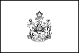 The design for the oregon flag was adopted by the legislature in 1925. Free Printable Maine State Flag Color Book Pages 8 X 11