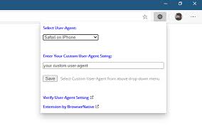 User Agent Switcher Microsoft Edge Addons