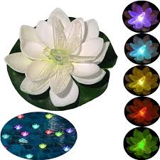 Floating flowers and candles for pool. Amazon Com Floating Pool Lights Battery Operated Floating Flowers Pond Decor Floating Pool Flower Lights Color Changing For Wedding Outdoor Party Decorative 6 Pack Dragonfly Patio Lawn Garden