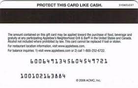 We did not find results for: Gift Card Applebee S Applebee S United States Of America Applebee S Col Us App 004 Sv0801037