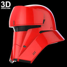 3d Printable Model Tank Trooper Red Tanker Driver Helmet From Rogue One A Star Wars Story Print File For Star Wars Helmet Star Wars Design Star Wars Nerd