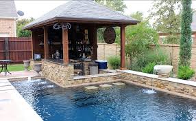 Pin By Pablo Suarez On Backyard In 2020 Small Backyard Pools Custom Swimming Pool Backyard Bar