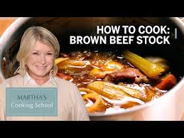 How to Make Martha Stewart's Brown Beef Stock