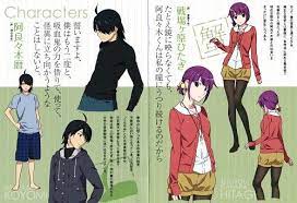 monogatari series 女 イラスト 傷物語 ひたぎ