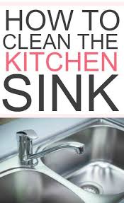 how to clean a kitchen sink kitchen