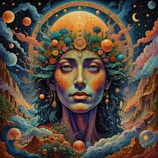 Hello group. Here we are YESABEL The Blue Dream Rhapsody and ARGENT Blue  Space ♥️ and also the shadow of our mother 🤣