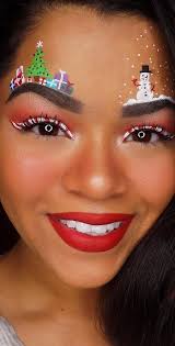 Easy And Beauty Christmas Makeup Look Ideas And Images For 2019 Page 42 Of 47 Ladiesways Com Women Hairstyles Blog Christmas Makeup Look Christmas Makeup Simple Christmas Makeup