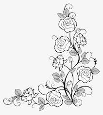 Frames Frame Corner Corners Borders Border Roses Drawing Border Design Flower 9543317 Drawing Borders Flower Drawing Flower Border