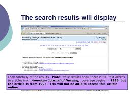 Bu funksionallıq yalnız müəllimlərin istifadəsi üçün nəzərdə tutulub. Finding Full Text Journal Articles Ppt Download