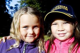 På språng för andra barn