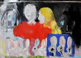 See more of radio aurora on facebook. Aurora Kalemi The Kiss 2016 Oil Spray Paint Aluminum On Canvas 100 X 140 Cm Viennacontemporary Magazine