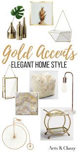 Gold Home Accents For Elegant Home Style Arts And Classy Gold Accents Bedroom Elegant Home Decor Gold Accent Decor