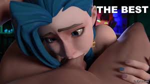 Jinx chupa una gran polla apasionadamente