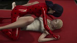 futanari Marinette Ladybug fucks Chloe - Detr...