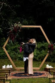 Hexagon Arbour Arch Wedding For Hire On Our Website Www Weddingandeventcreators Com Au Wedding Arbor Rustic Wooden Wedding Arches Indoor Wedding Arches