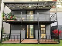 Remote Areas Modular Home Prefabricated Flat Pack Container Home with Solar Panel