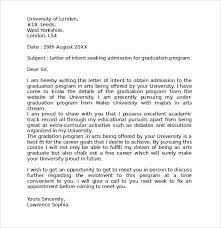 Letter Of Intent Sample For Grad School Elegant Letter Of Intent Graduate School 9 Download Doc Letter Of Intent Formal Business Letter Business Letter Example