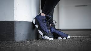 Retro 13 Black And Blue Insidesneakers Air Jordan 13 Retro Low Black Brave Blue 310810 407 Air Jordans Womens Sneakers Jordan 13