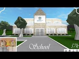 School 57k Speedbuild Roblox Bloxburg Youtube In 2020 Two Story House Design City Layout House Plans With Pictures
