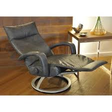 Lafer Gaga Leather Manual Swivel Recliner Lafer Und Einrichtung