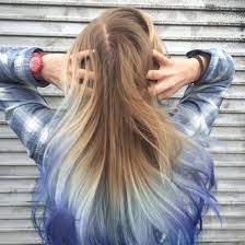 Deep wave lace front wig 22 inches. Bleach London Ombre Dip Dye Blullini Out Of The Blue Dip Dye Hair Ambre Hair Hair