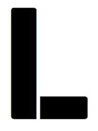Print l letter stencil is available free below. 8x10 Large Letter Stencil From 4 Ply Mat Board Letter Amazon In Electronics