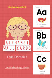 The activities are very creative and useful for the organization i work for. Alphabet Wall Cards The Teaching Aunt