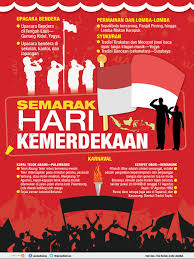 Perayaan Khas Kemerdekaan Indonesia Desain Infografis Infografis Indonesia