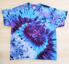 Xl Bright Blue And Purple Ice Dyed Tie Dye T Shirt Etsy In 2020 Tie Dye T Shirts Tie Dye White Shirt Tie Dye Party