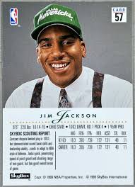 Jim Jackson Rookie RC 1993-94 SkyBox Premium #57 Dallas Mavericks