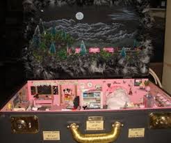 Night Shift At The Diamond Mine N Scale Train Diorama In A Suitcase In 2020 Homemade Dolls Crafts Diamond Mines