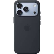 Funda de silicona azul marino con magsafe iphone 18 pro