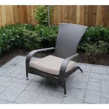 Shop our selection of patio dining sets, outdoor conversation sets, outdoor bistro sets & more at the home depot canada. Patio Flare Wicker Adirondack Patio Chair Pf Ch200 Cr The Home Depot Outdoor Chairs Patio Chair Cushions Muskoka Chair