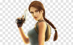 lara sees the ups man staring at the dilapidated house. Angelina Jolie Tomb Raider Anniversary Underworld Lara Croft Brown Hair Transparent Png