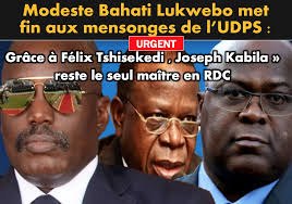 Le sénateur modeste bahati lukwebo entrera dès le début de la semaine prochaine au cœur de sa mission : Modeste Bahati Lukwebo Met Fin Aux Mensonges De L Udps Grace A Felix Tshisekedi Joseph Kabila Reste Le Seul Maitre En Republiq Mensonge Joseph Kabila Felix
