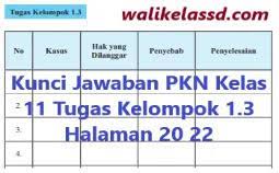 Maybe you would like to learn more about one of these? Kunci Jawaban Pkn Kelas 11 Tugas Kelompok 1 3 Halaman 20 22 Wali Kelas Sd