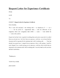 Tips for writing a request letter for experience certificate firstly it is vital to express your sincerity towards your organization before requesting the letter. Job At Louisville Application For Experience Letter