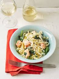 Bandnudeln Mit Frischem Spinat Und Lachs Von Chefkoch Video Chefkoch Bandnudeln Rezept Bandnudeln Lachs Spinat Nudeln