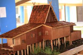 Gambar relief atap rumah : Rumah Baanjung Rumah Tradisional Suku Banjar Arsitag
