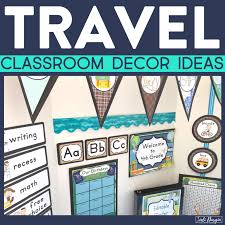 From impressively decorated doors to crafty bulletin boards to cozy reading nooks, classrooms have come a long way from the dusty chalkboards and creaky wooden desks of yesteryear. Travel Classroom Theme Ideas Clutter Free Classroom By Jodi Durgin