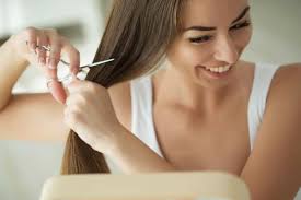 Tips for cutting your own hair place a cloth or towel over your shoulders to avoid getting hair all over you. Ever Think About Cutting Your Own Hair Read This First L Ange Hair