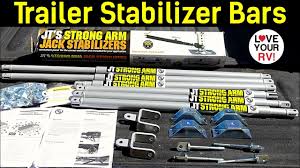 Rv stabilizer jacks are instruments that help keep your rv level and free of movement while parked. Jt S Strong Arm Trailer Jack Stabilizers From Lci Install And Review Youtube