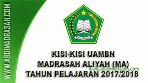 Maybe you would like to learn more about one of these? Kisi Kisi Uambn Tahun Pelajaran 2017 2018 Jenjang Madrasah Aliyah Ma Abdi Madrasah