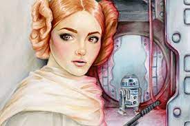 The star wars insider #200 blog tour arrives with your chance to win a subscription to insider with mattel announce a new collection of barbie dolls inspired by original concept art from star wars. Princess Leia Fan Art Star Wars Iv Colour Me Ren