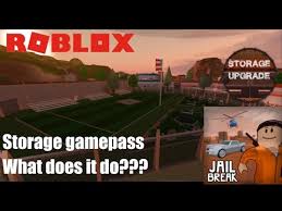 You first start in a cell where you have to wait for 15 seconds to get out. Roblox Jailbreak The Purpose Of The Storage Gamepass Youtube